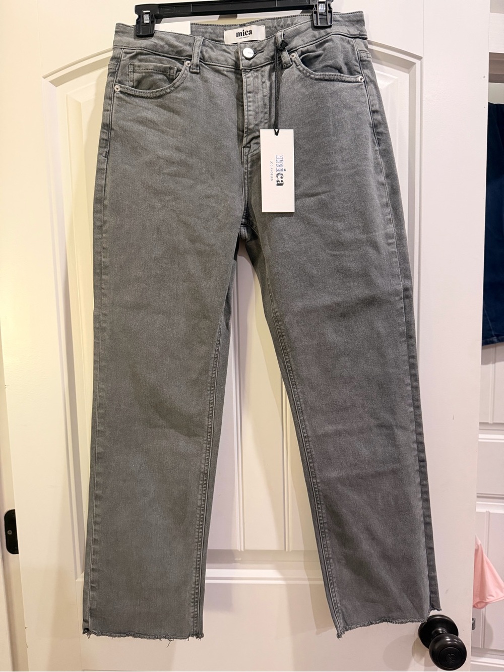 Mica Gray Straight-Leg Women’s Jeans